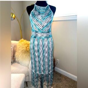 NWOT I-N-C WOMENS FRINGE TRIM DRESS